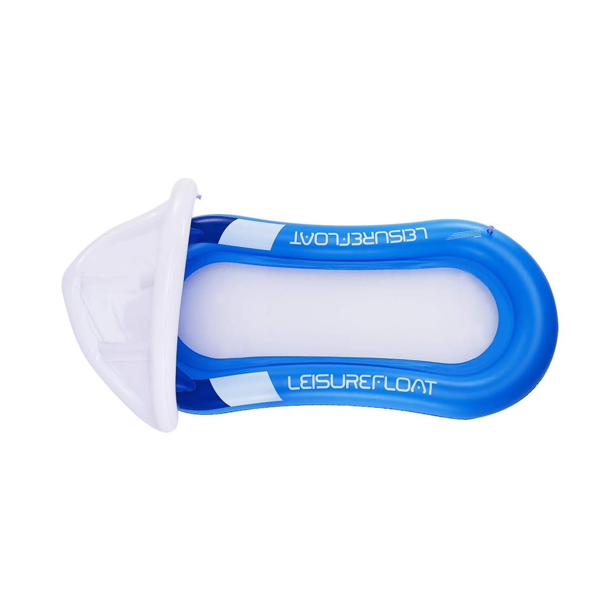 DR.DUDU Pool Float with Canopy, Adult Inflatable Pool Float Raft with Shade Water Lounge - imagem de detalhe 5
