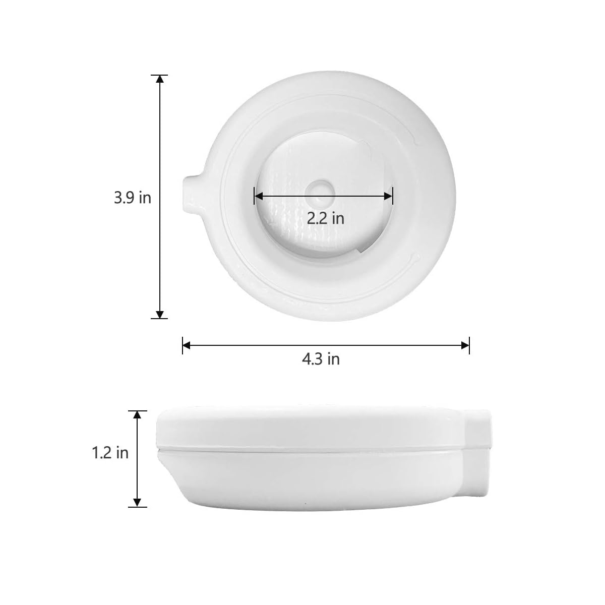 Lulu Home Pet Waterer Filter Replacement, Cat and Dog Water Filters, 4 Packs - imagem de detalhe 1