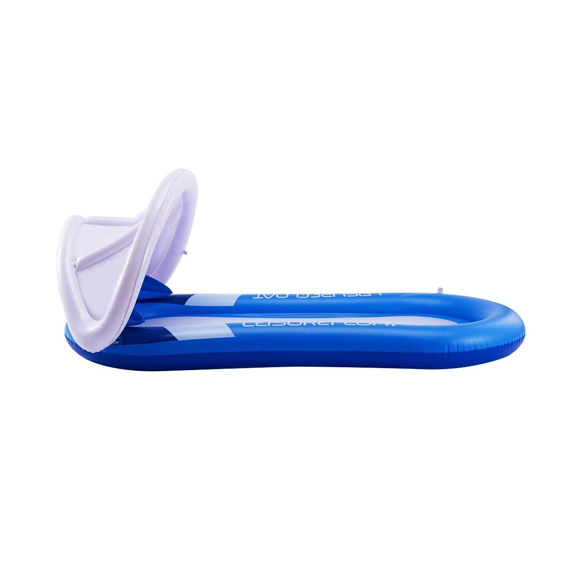 DR.DUDU Pool Float with Canopy, Adult Inflatable Pool Float Raft with Shade Water Lounge - imagem de detalhe 2