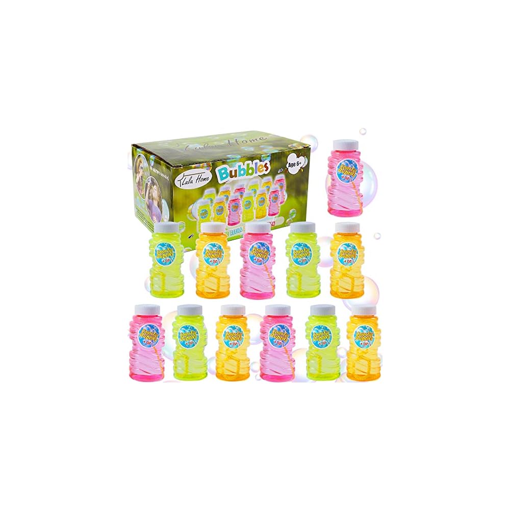 Lulu Home 12 Pack 14" Big Bubble Wand Assortment