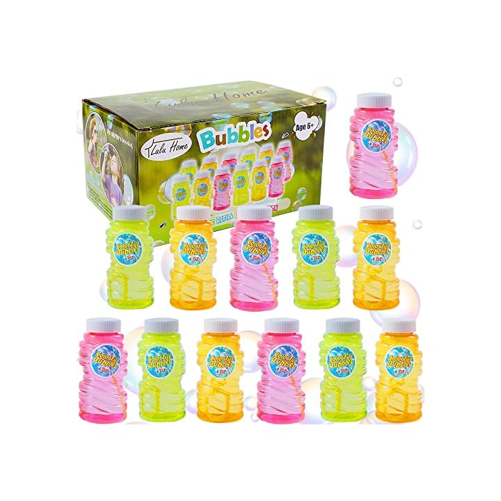 Lulu Home 12 Pack 14" Big Bubble Wand Assortment