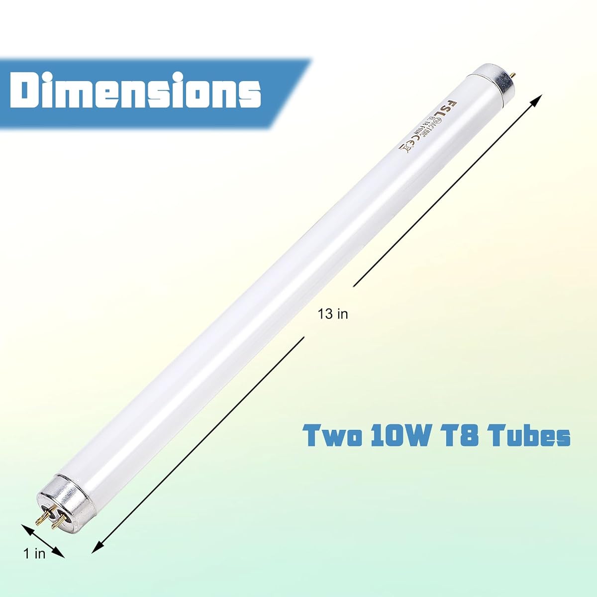 Lulu Home Bug Zapper Replacement Bulbs, 2 Packs, 13" L 10W T8 - imagen de detalle 2