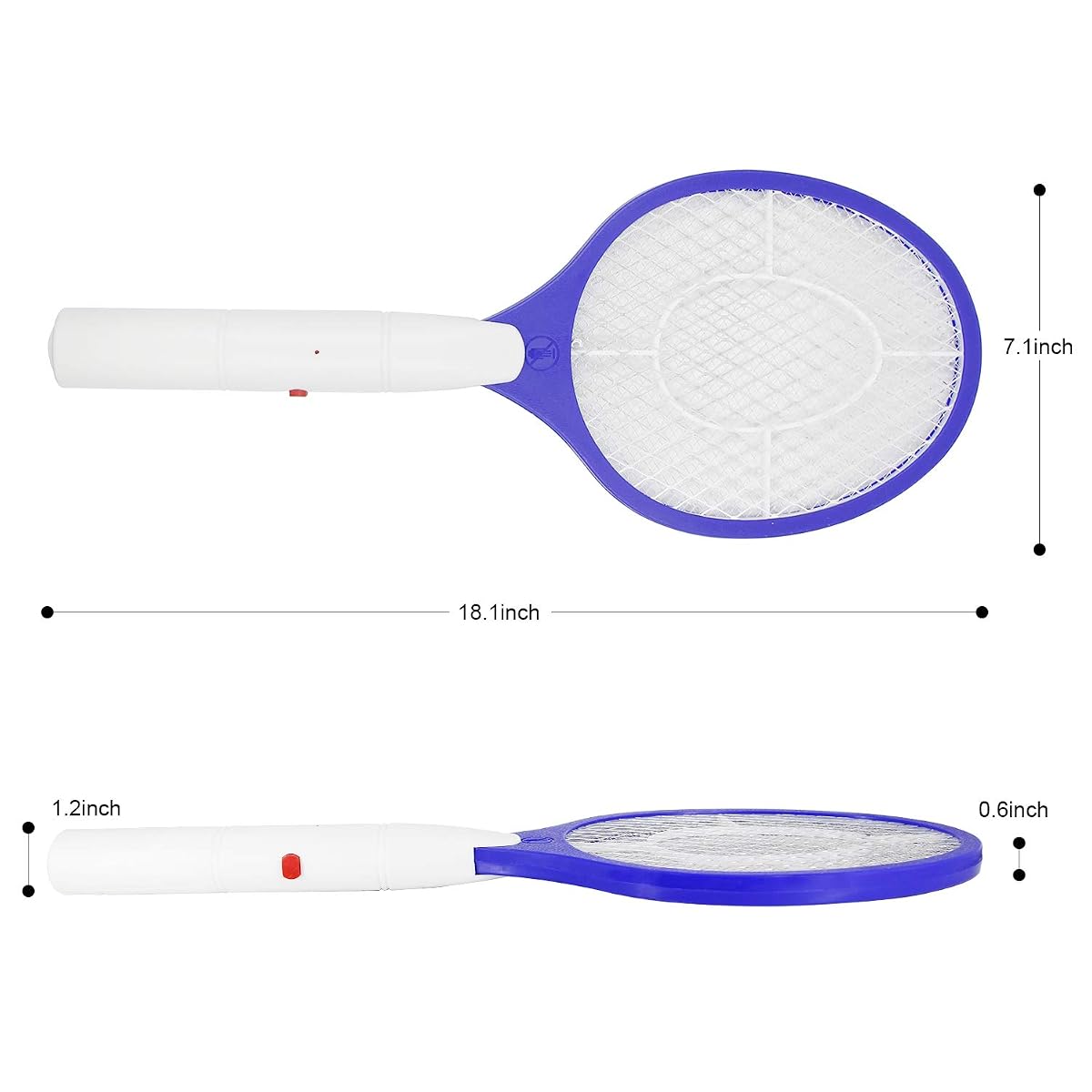Lulu Home Electric Bug Zapper, Electric Fly Mosquito Swatter, Bug Zapper Racket Battery Powered - imagem de detalhe 3
