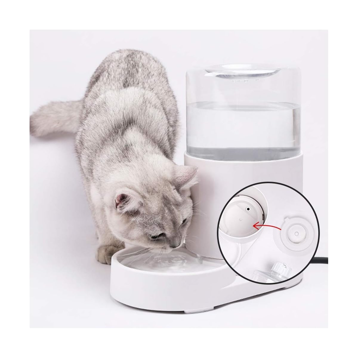 Lulu Home Pet Waterer Filter Replacement, Cat and Dog Water Filters, 4 Packs - imagem de detalhe 3