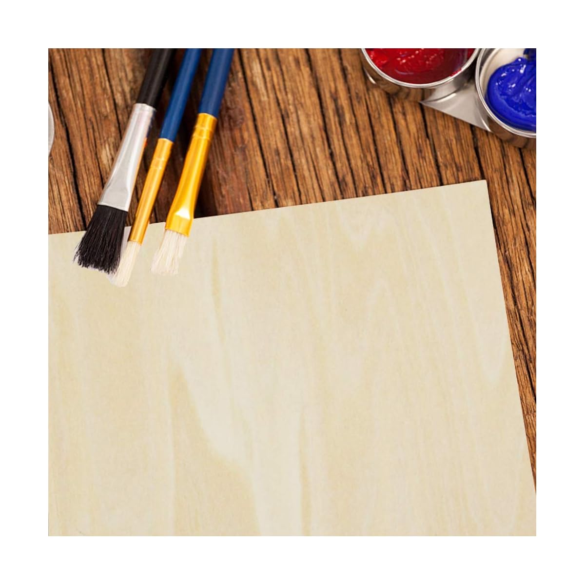 Lulu Home Basswood Plywood Sheets for Crafts - 10 PCS, 2mm Thickness - detail image 3