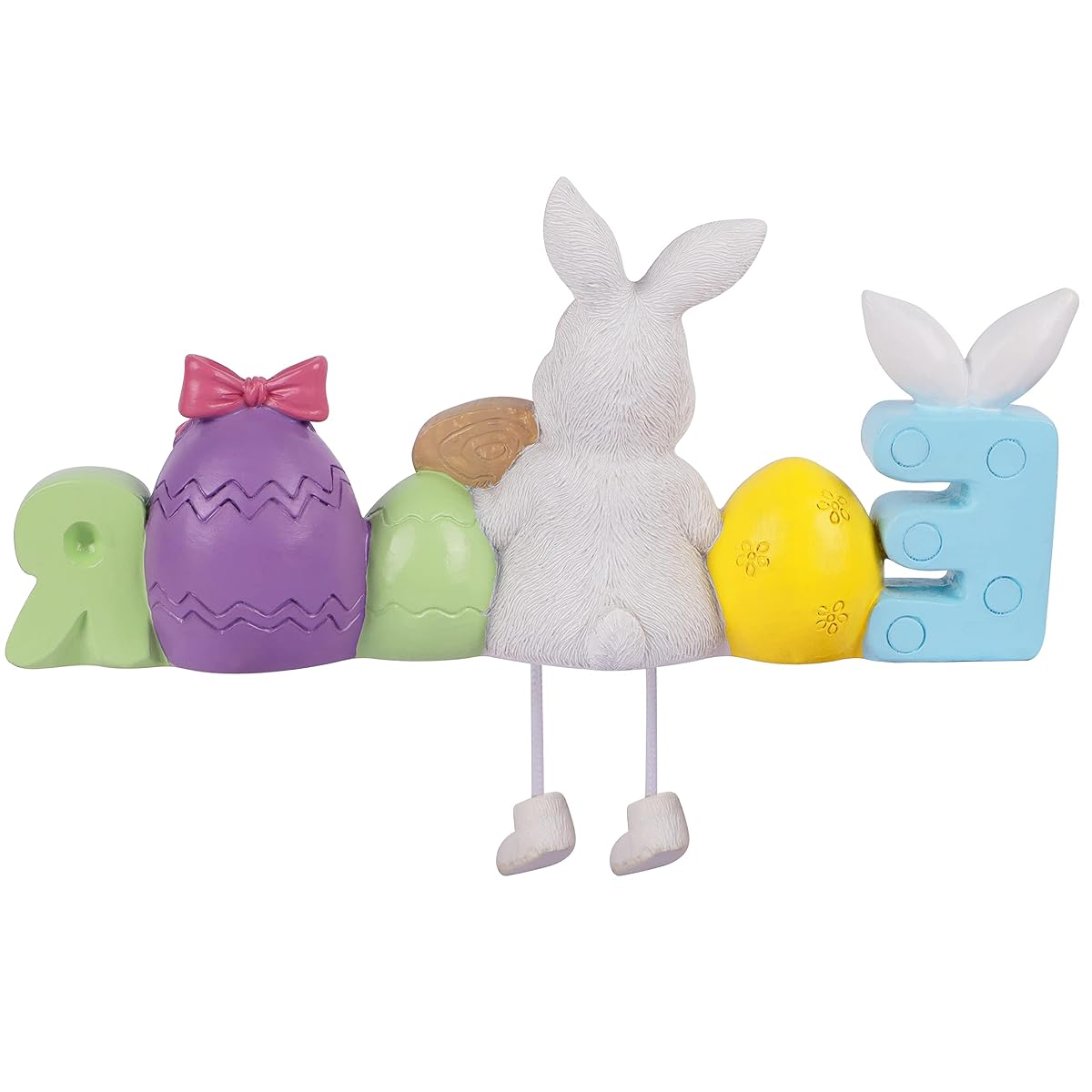 Lulu Home Easter Tabletop Ornament, Resin Bunny Shelf Sitter - detail image 6