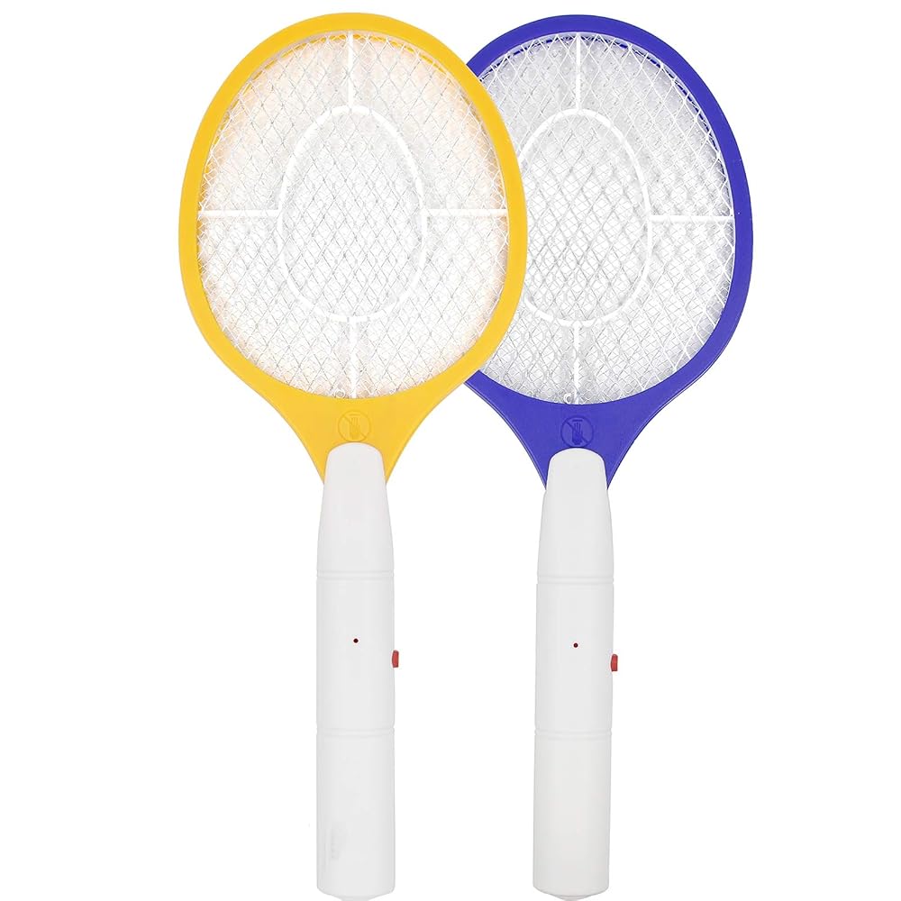 Lulu Home Electric Bug Zapper, Electric Fly Mosquito Swatter, Bug Zapper Racket Battery Powered, 2 Pack
