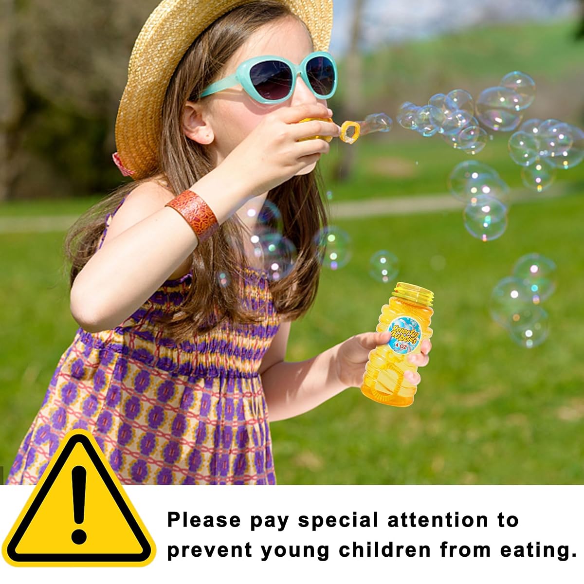 Lulu Home Concentrated Bubble Solution, 1 L/ 33.8 OZ Refill for Bubble Machines, Giant Wands, and Blowers - Up to 2.5 Gallons for Kids' Birthday Parties - imagen de detalle 5