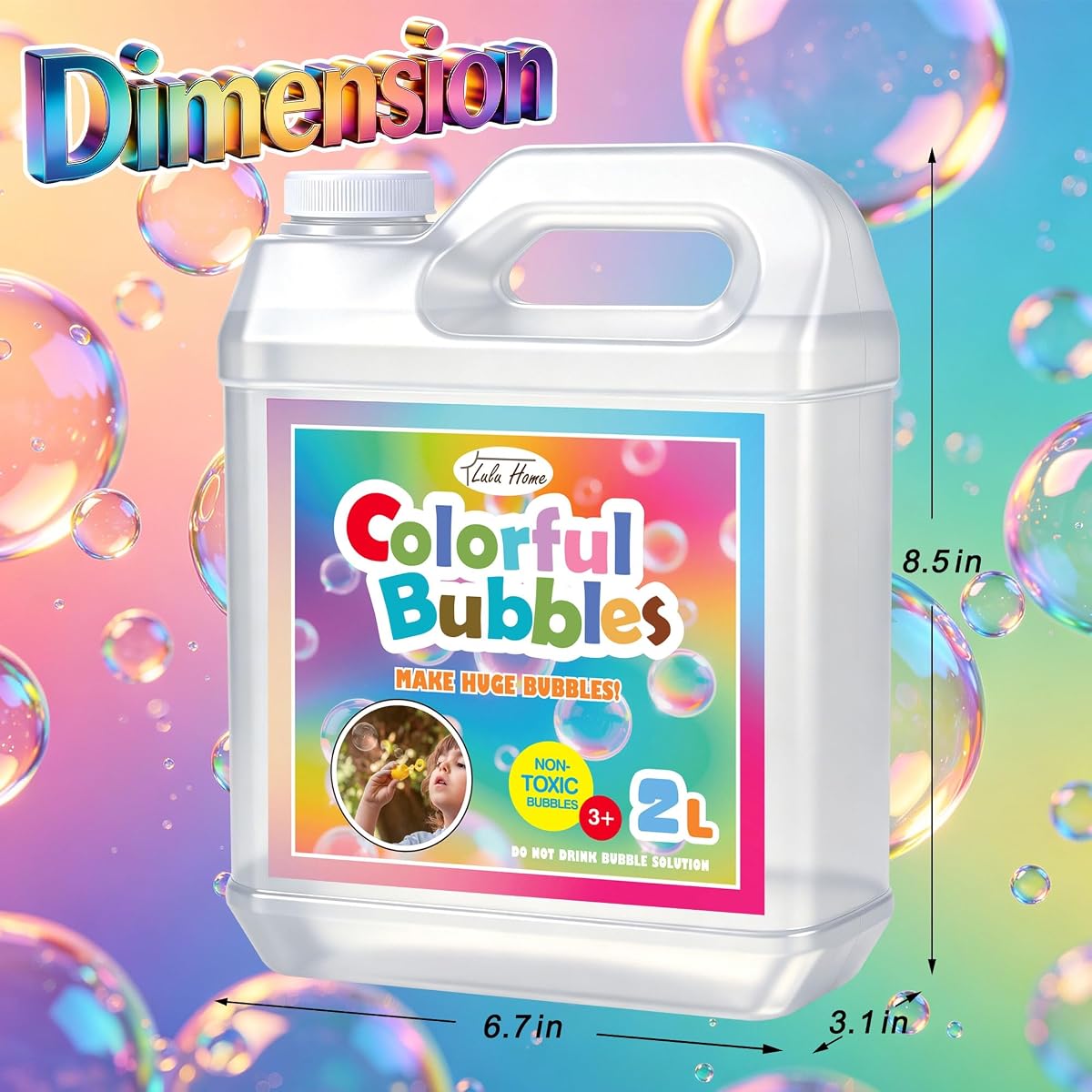 Lulu Home Bubble Concentrated Refill 67.6 fl oz - detail image 1