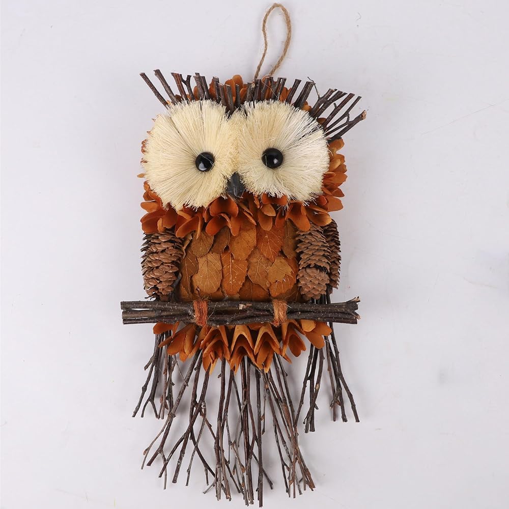 Lulu Home Handmade Owl Hanging Ornament Decor