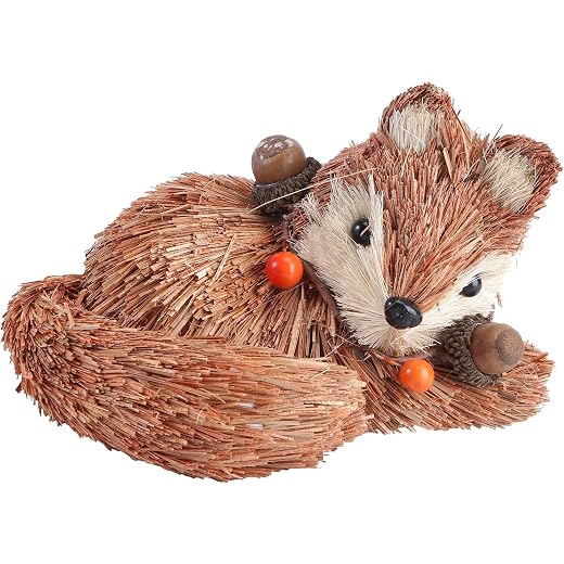 Lulu Home Handmade Set of 2 Fox Fall Decorations